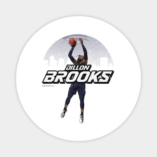 Dillon Brooks Memphis Skyline Magnet